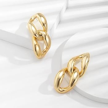 Amazon.com: Octwine Fashion Irregular Big Chain Drop Link Amazon.com: Octwine Fashion Irregular Big Chain Drop Link